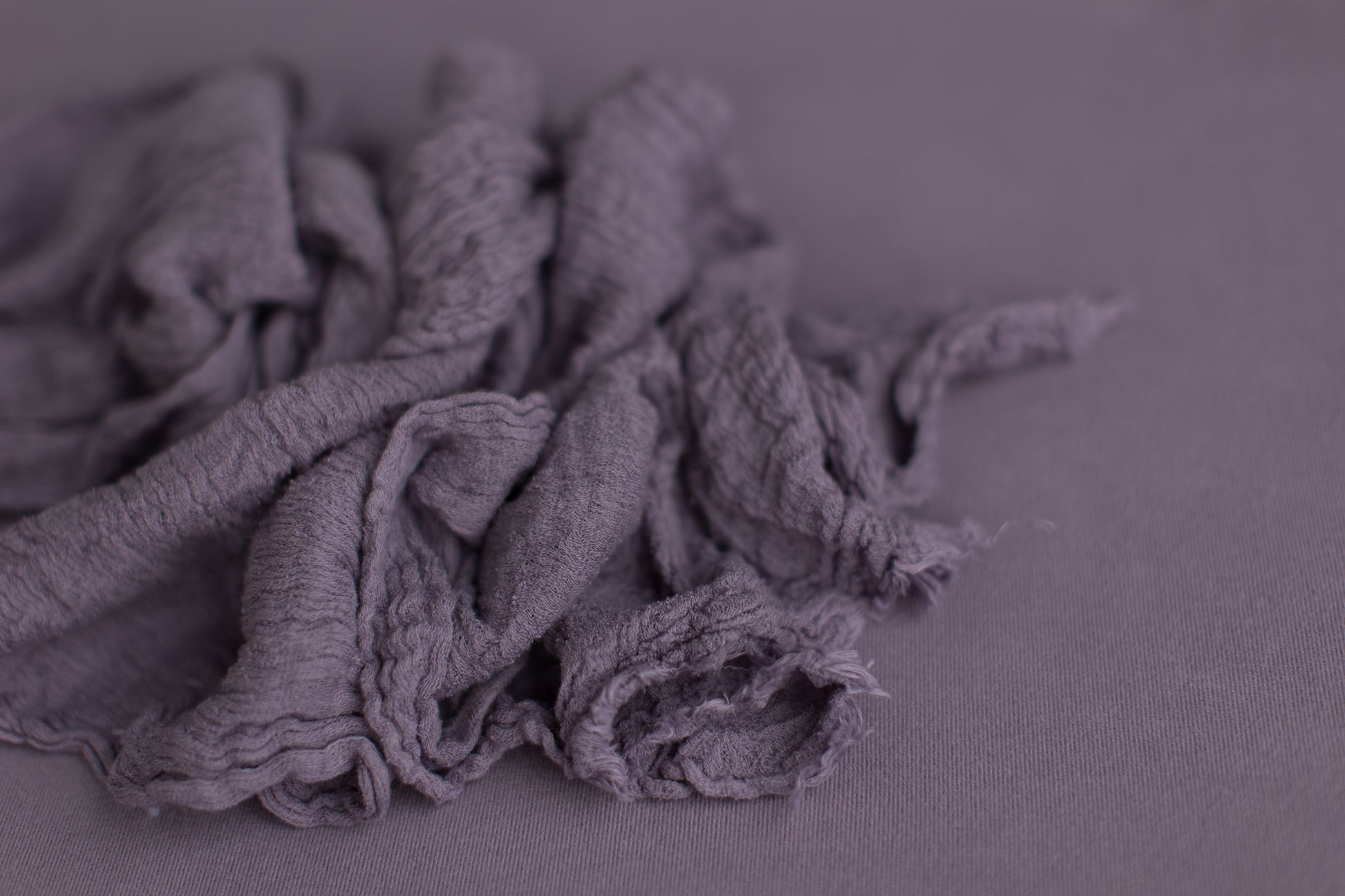 Wide Wrinkly Wrap | Purple Ice