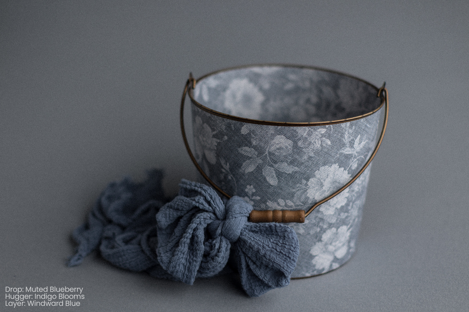 Bucket Hugger | Indigo Blooms