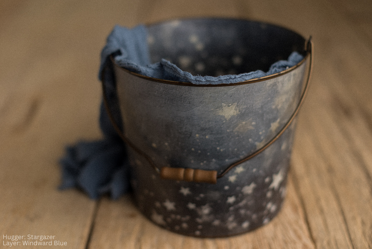 Wide Wrinkly Wrap | Windward Blue