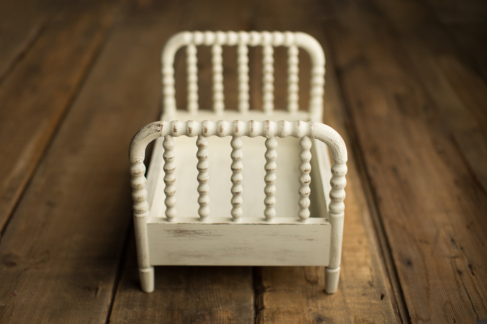 Allred Bed | Creamed Wheat Painted