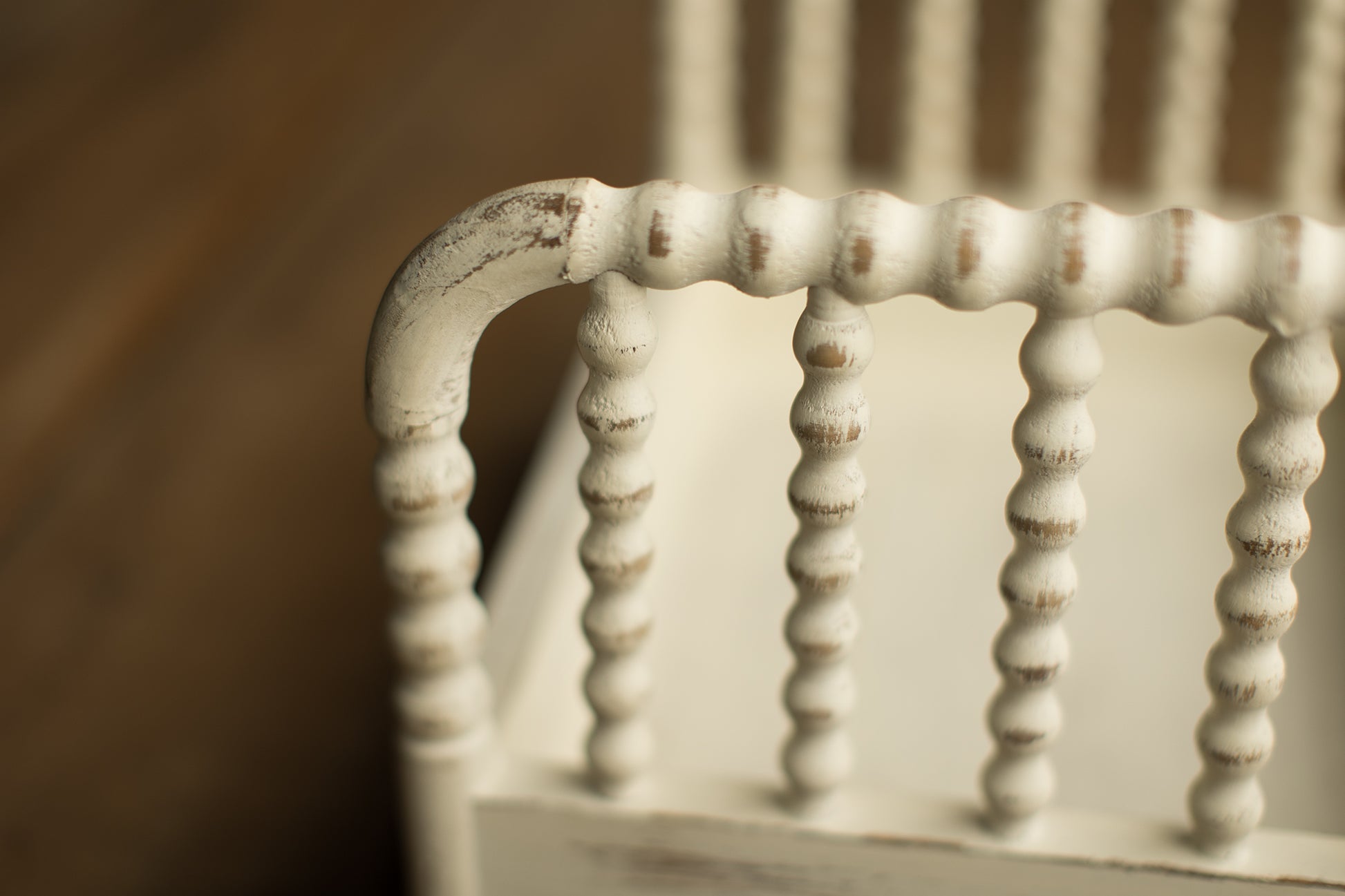 Allred Bed | Creamed Wheat Painted