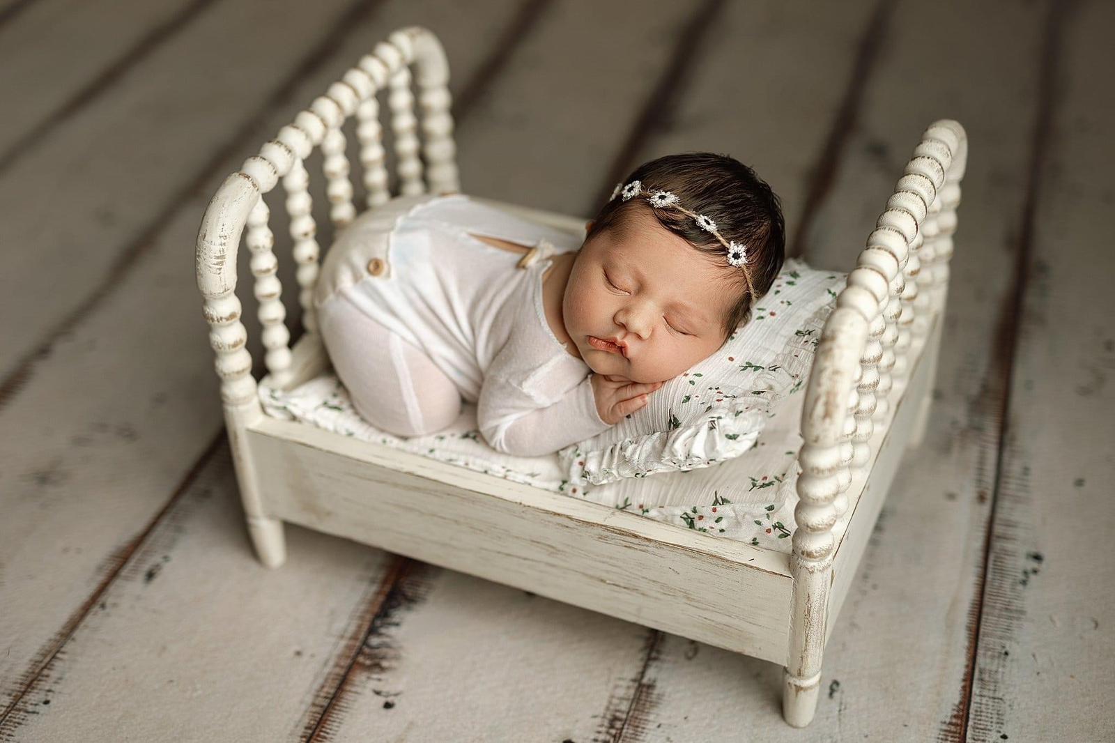 Allred Bed | Creamed Wheat Painted