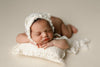 Baby Girl Lisa Malt | Ruffle Bear Bonnet