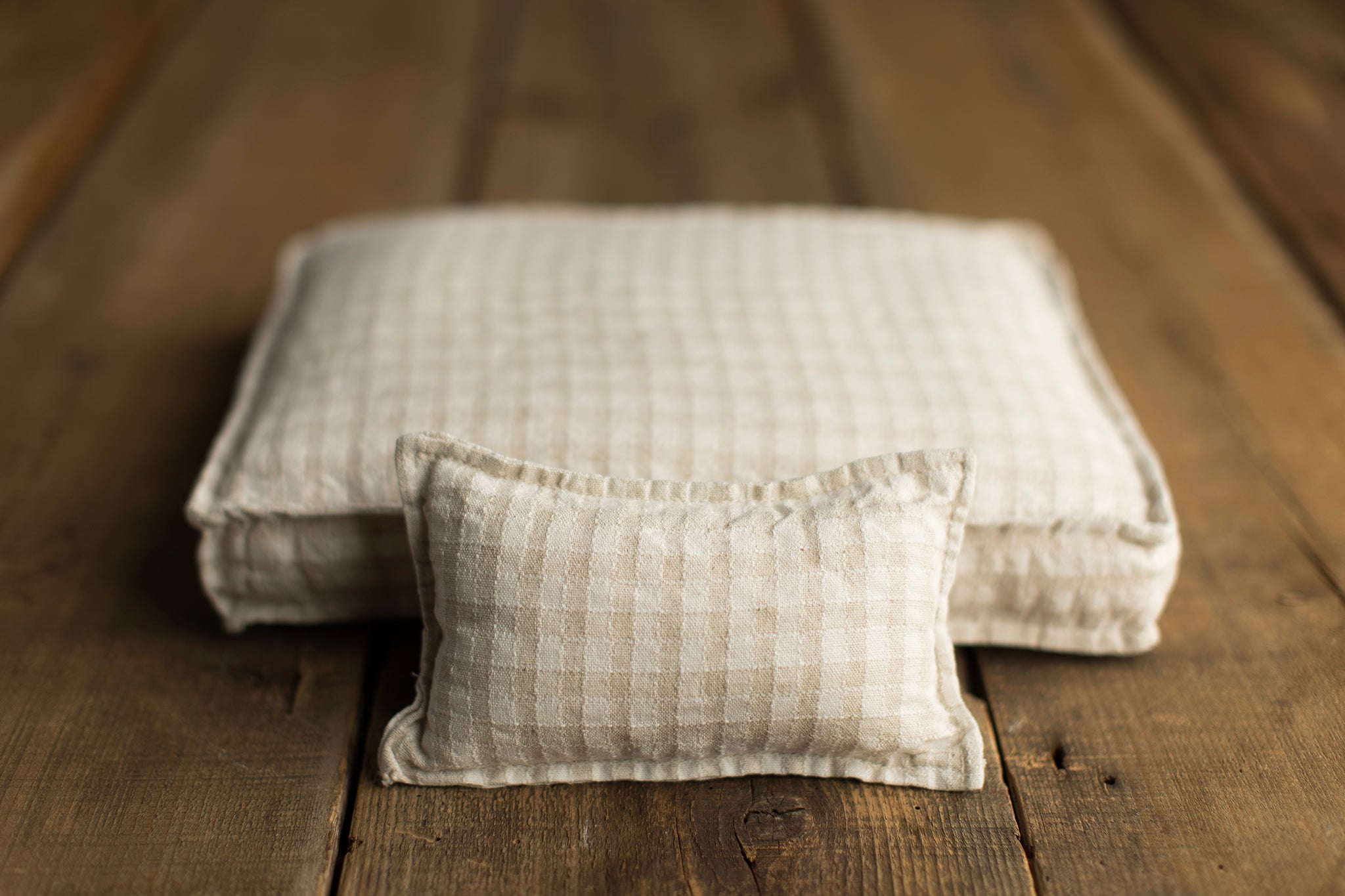 Bed Linens | Neutral Mini Buffalo Check