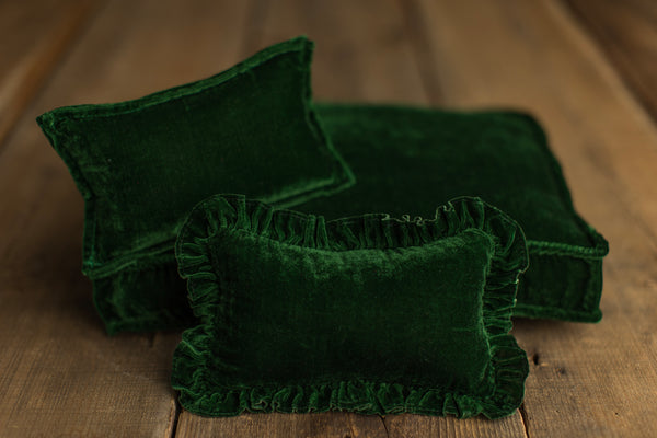 Bed Linens | Pine Green Velvet