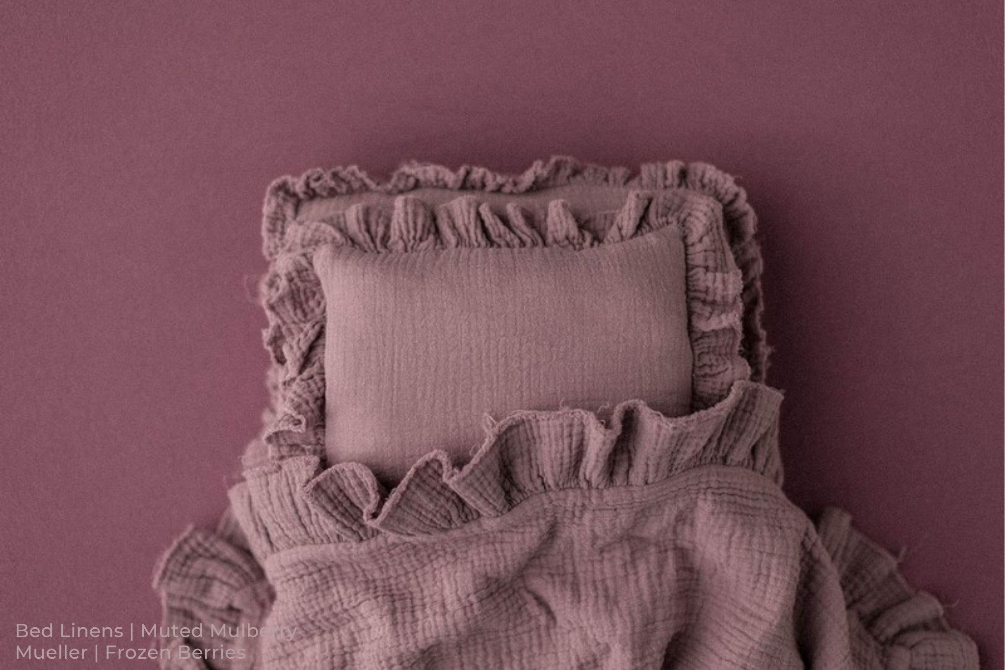Bed Linens | Muted Mulberry / Mueller | Frozen Berries