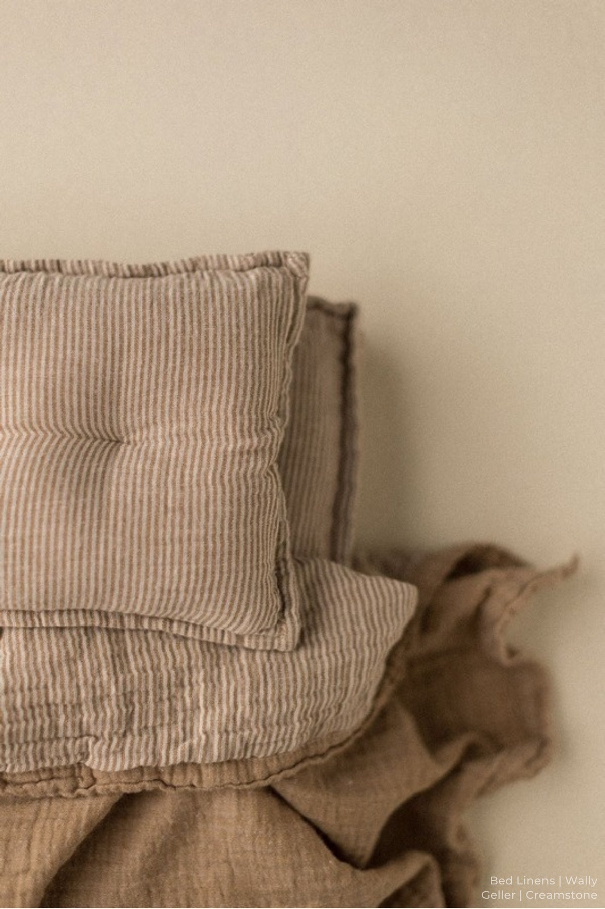 Bed Linens | Wally / Geller | Creamstone