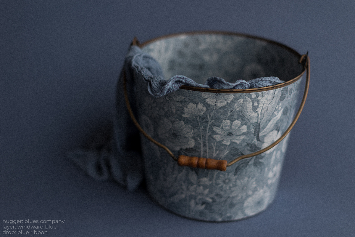 Wide Wrinkly Wrap | Windward Blue