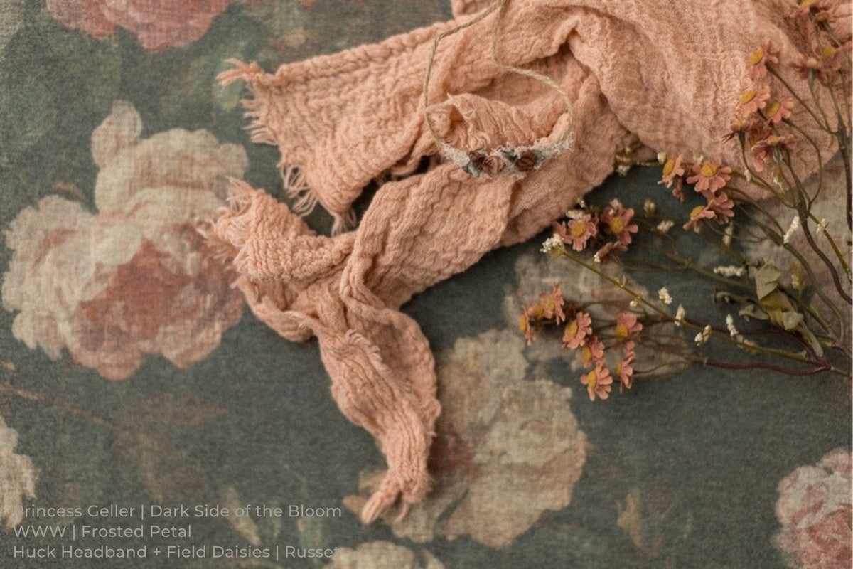 Princess Geller | Dark Side of the Bloom / WWW | Frosted Petal / Huck Headband + Field Daisies | Russet