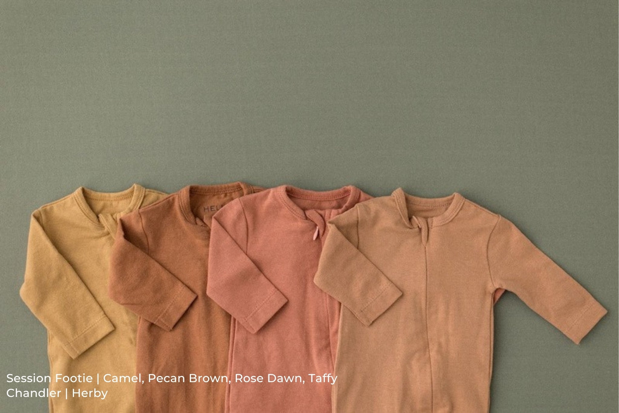 Session Footie | Camel, Pecan Brown, Rose Dawn, Taffy / Chandler | Herby