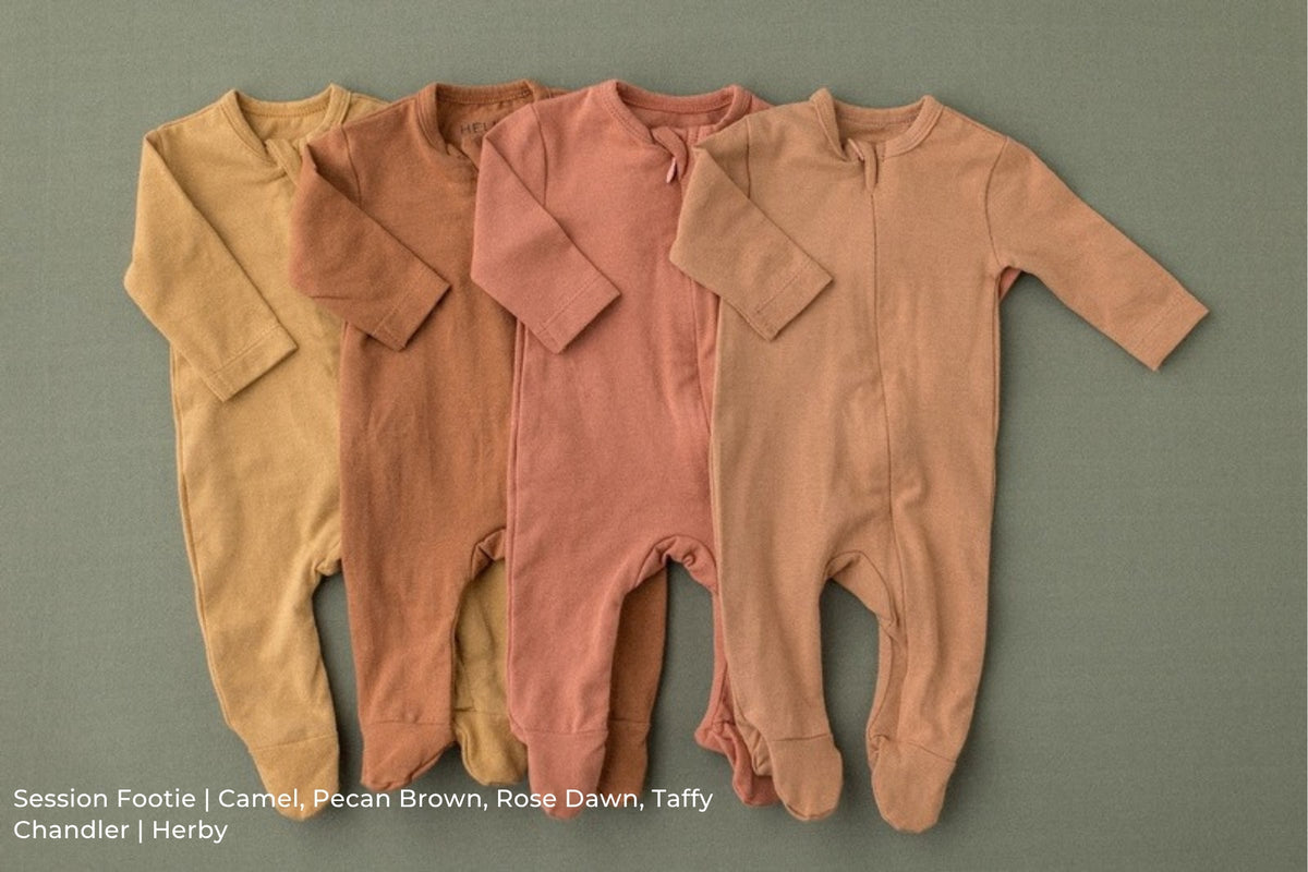 Session Footie | Camel, Pecan Brown, Rose Dawn, Taffy / Chandler | Herby