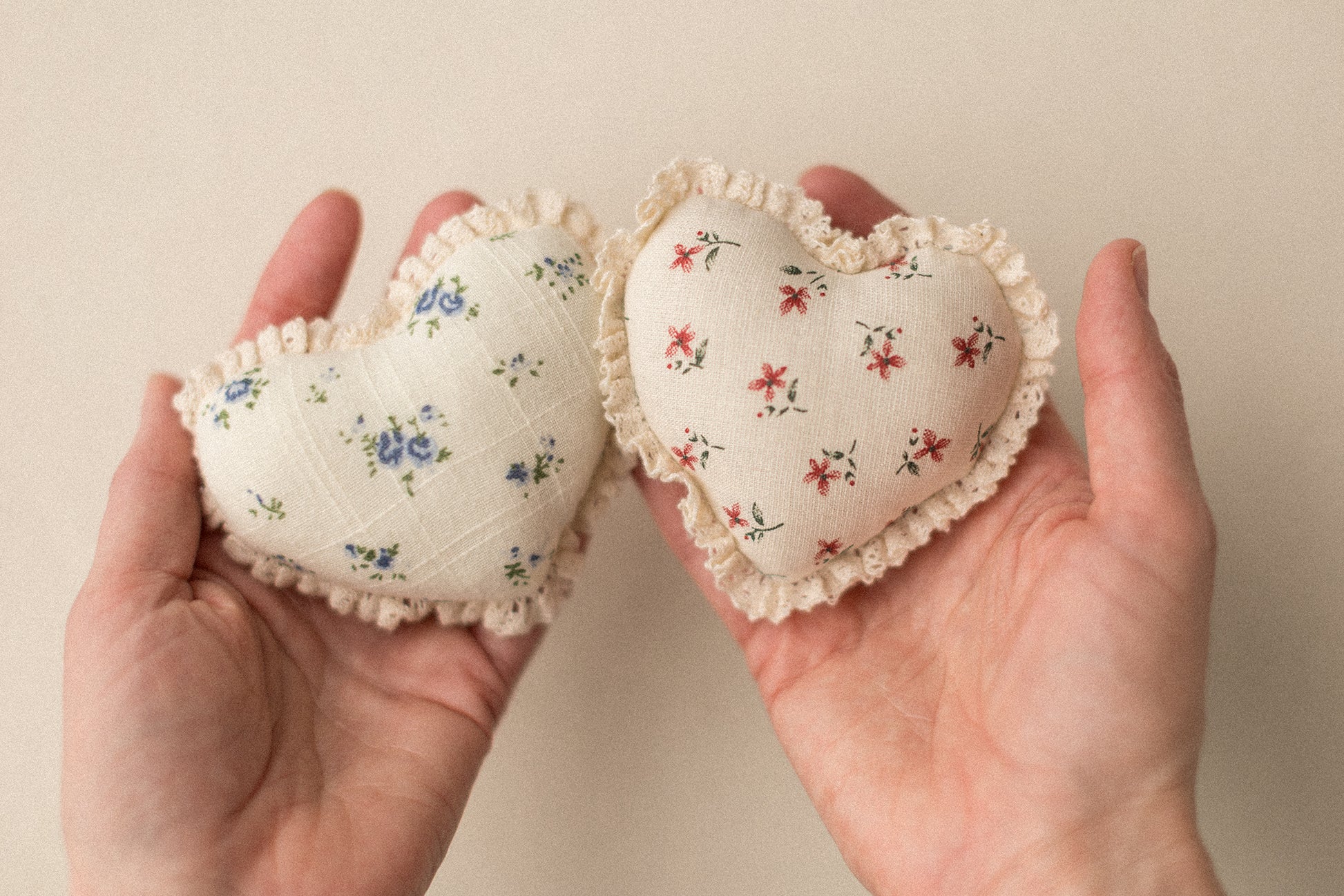 Snuggle Nuggets | Prim Red Homespun Heart