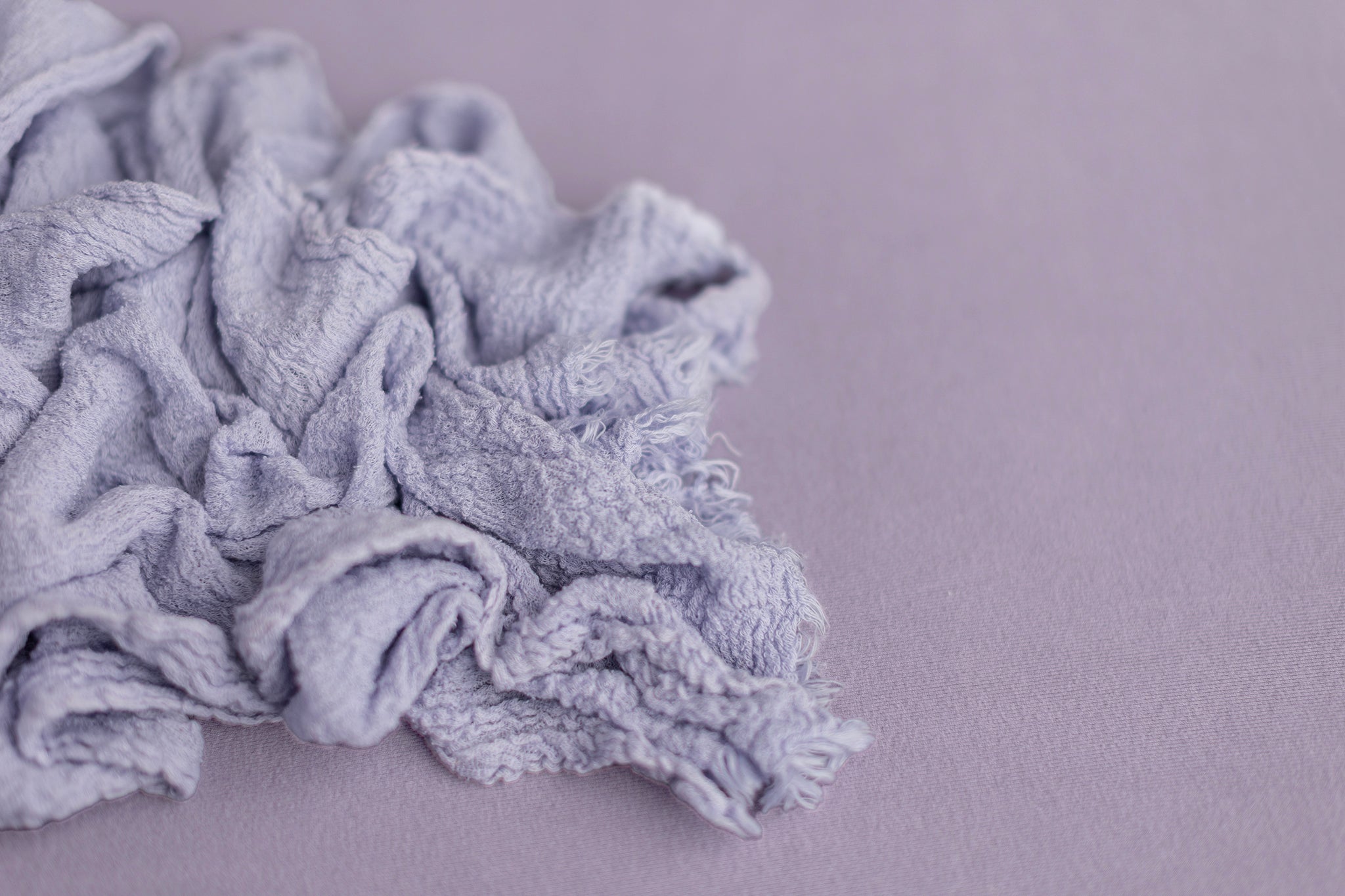 Wide Wrinkly Wrap | Lavender Dust