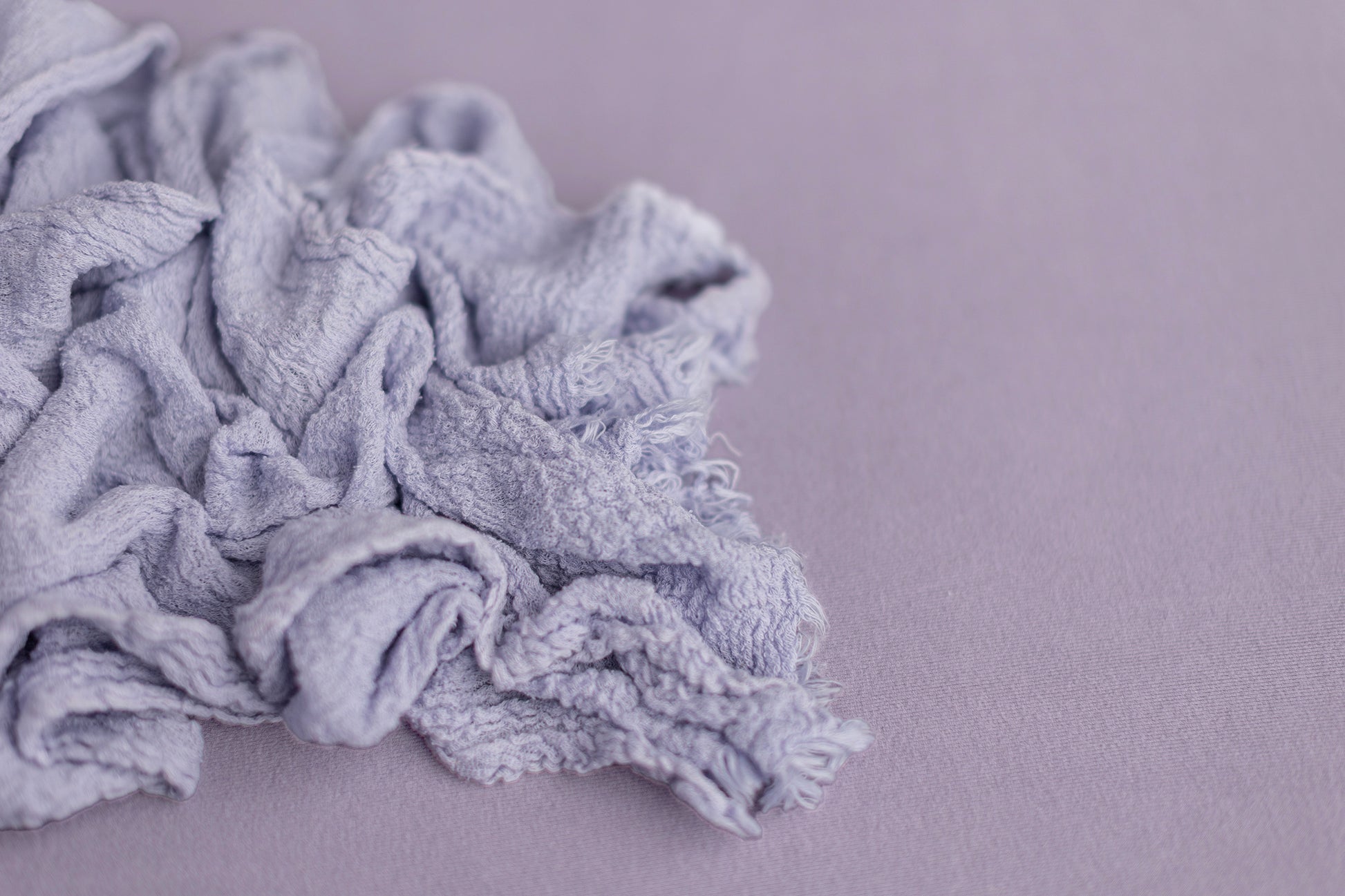 Wide Wrinkly Wrap | Lavender Dust