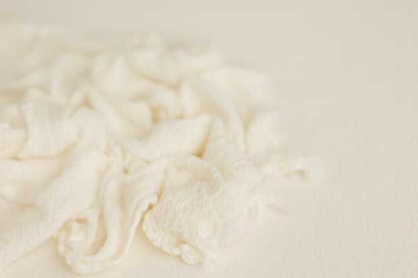 Wide Wrinkly Wrap | Cloud Dancer