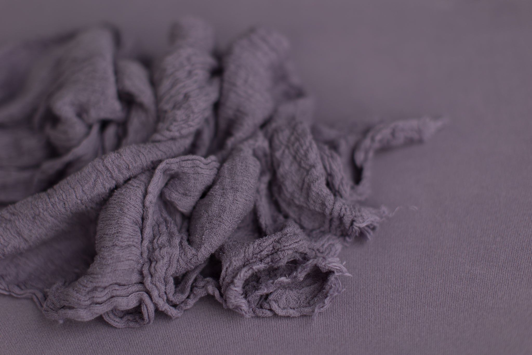 Wide Wrinkly Wrap | Purple Ice