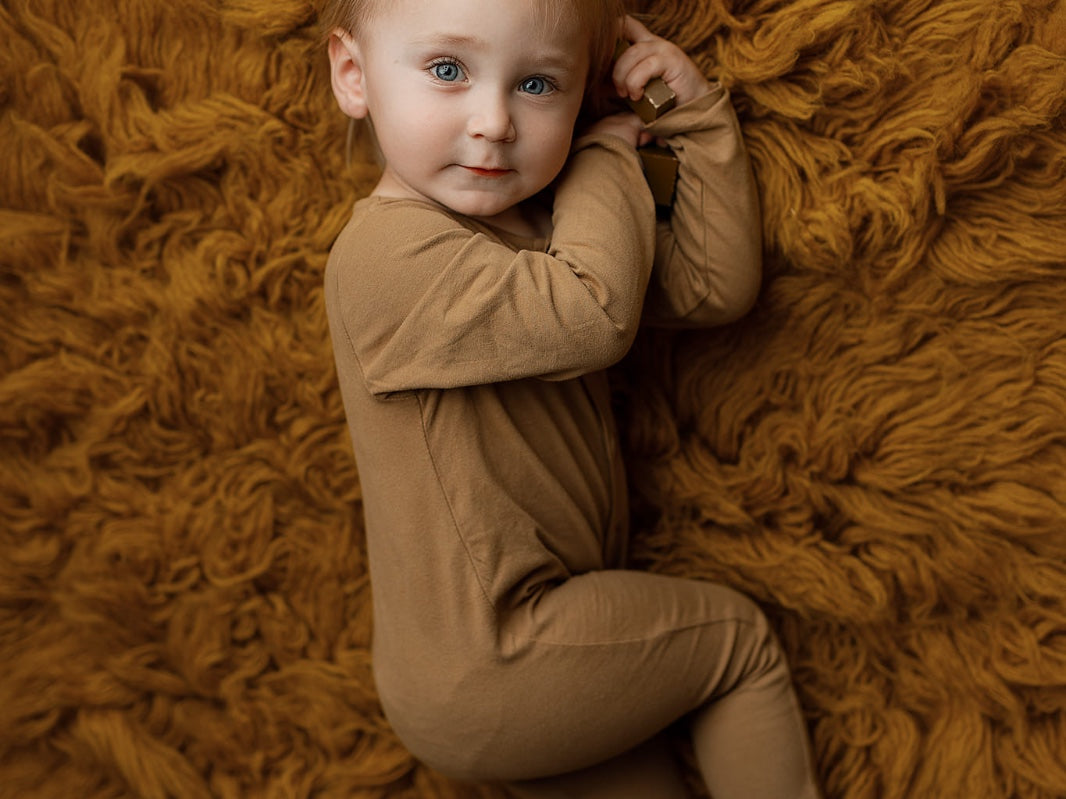 Workman Playsuit | Camel
