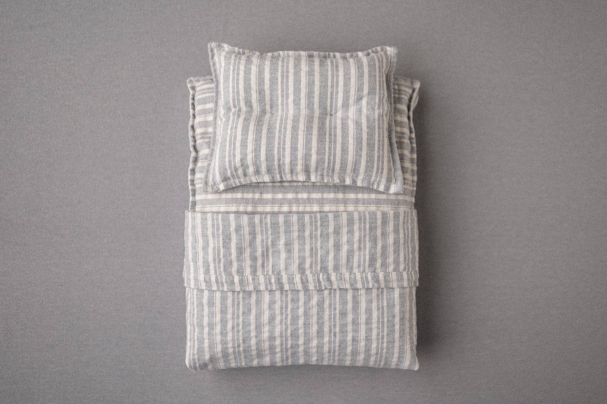 Bed Linens | Stone Blue Stripe (PREORDER)