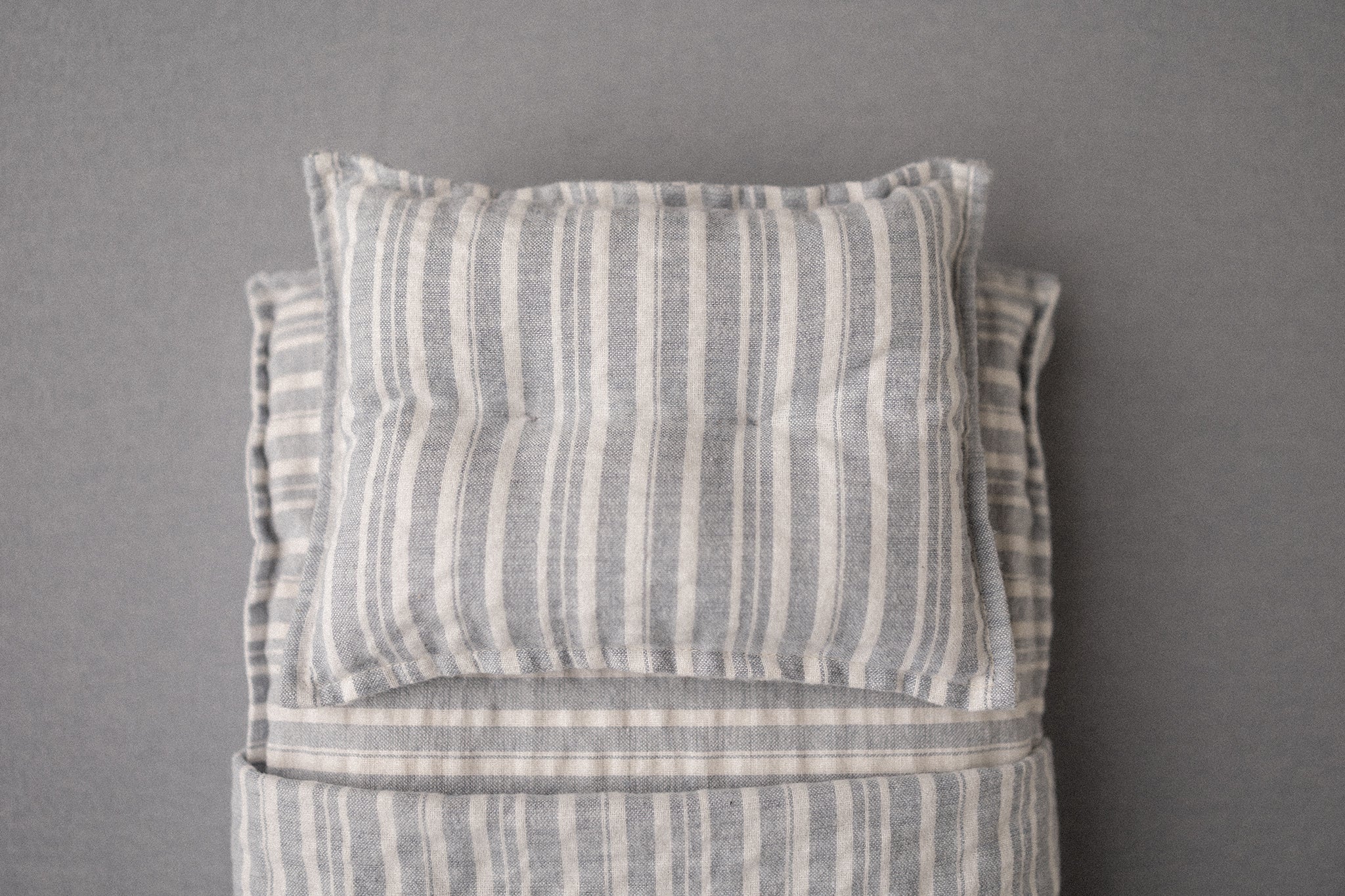 Bed Linens | Stone Blue Stripe (PREORDER)