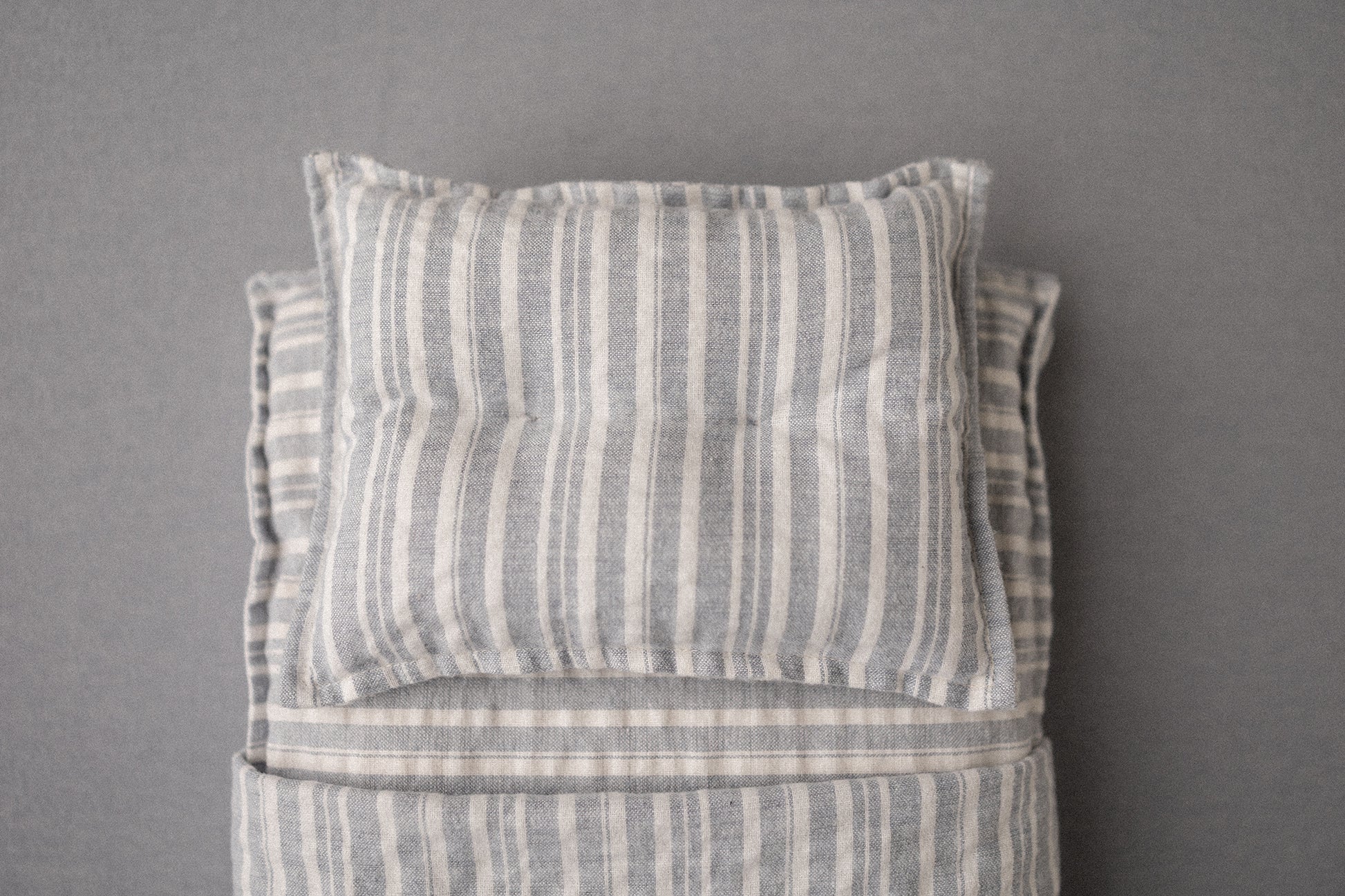Bed Linens | Stone Blue Stripe (PREORDER)