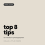 Top 8 Tips for Newborn Photographers free guide from Hello Little Props