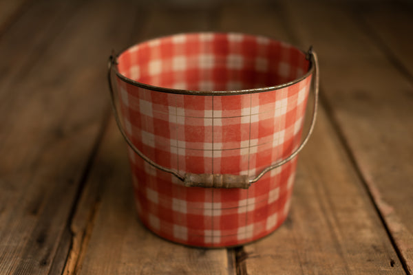 Bucket Hugger | 335 Red Plaid Wrapping Paper