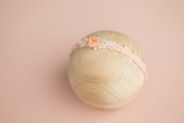 Asuelu Bella Peach | Simple Floral Headband