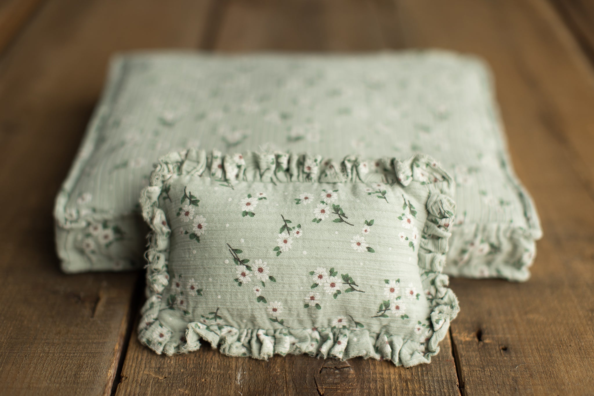 Bed Linens | Mint Floral Dot