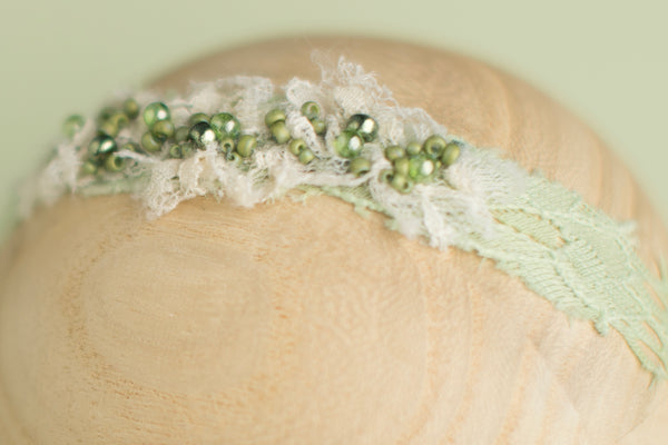 Cactus | Lace Beaded Headband