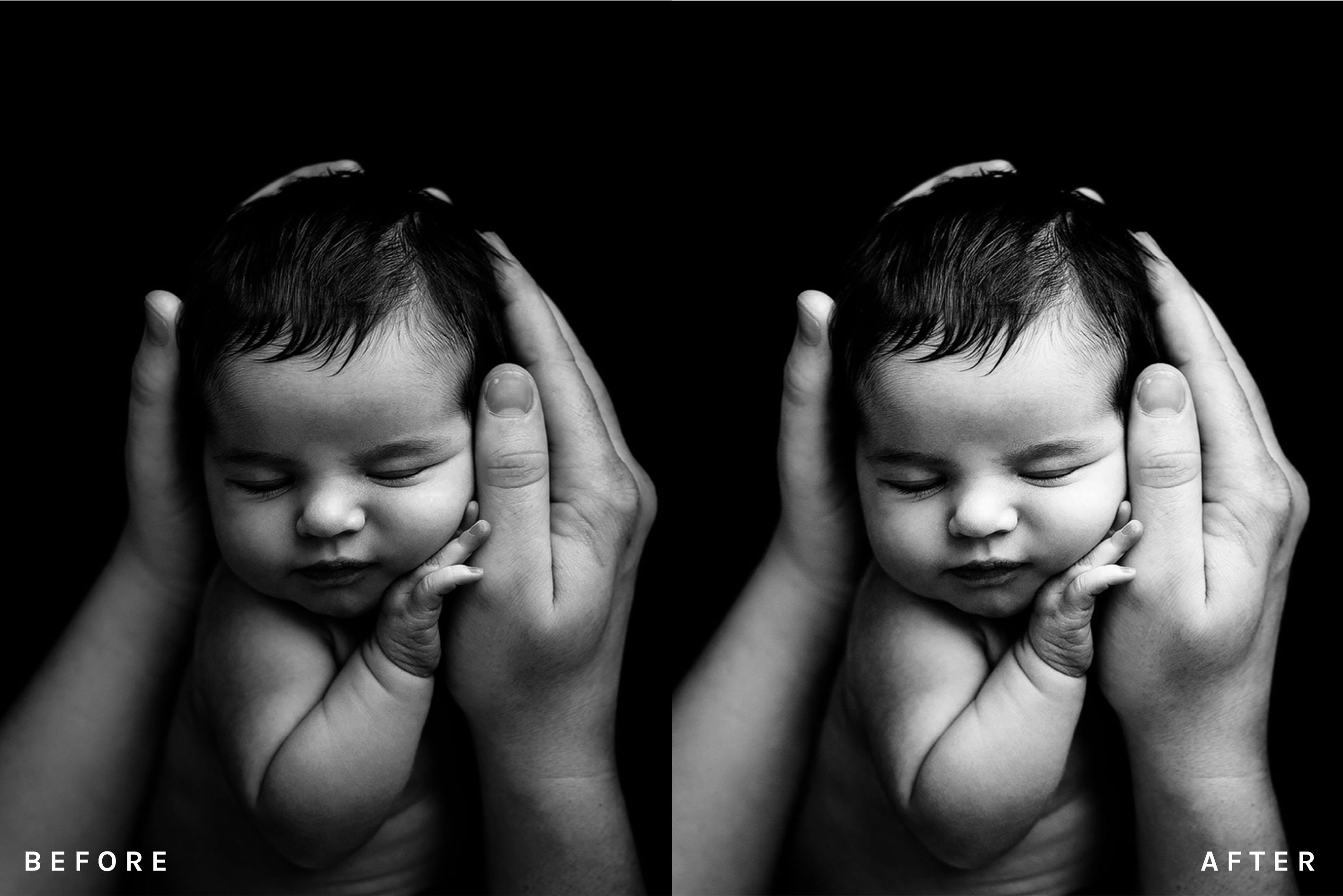 Hello Little Black & White Preset