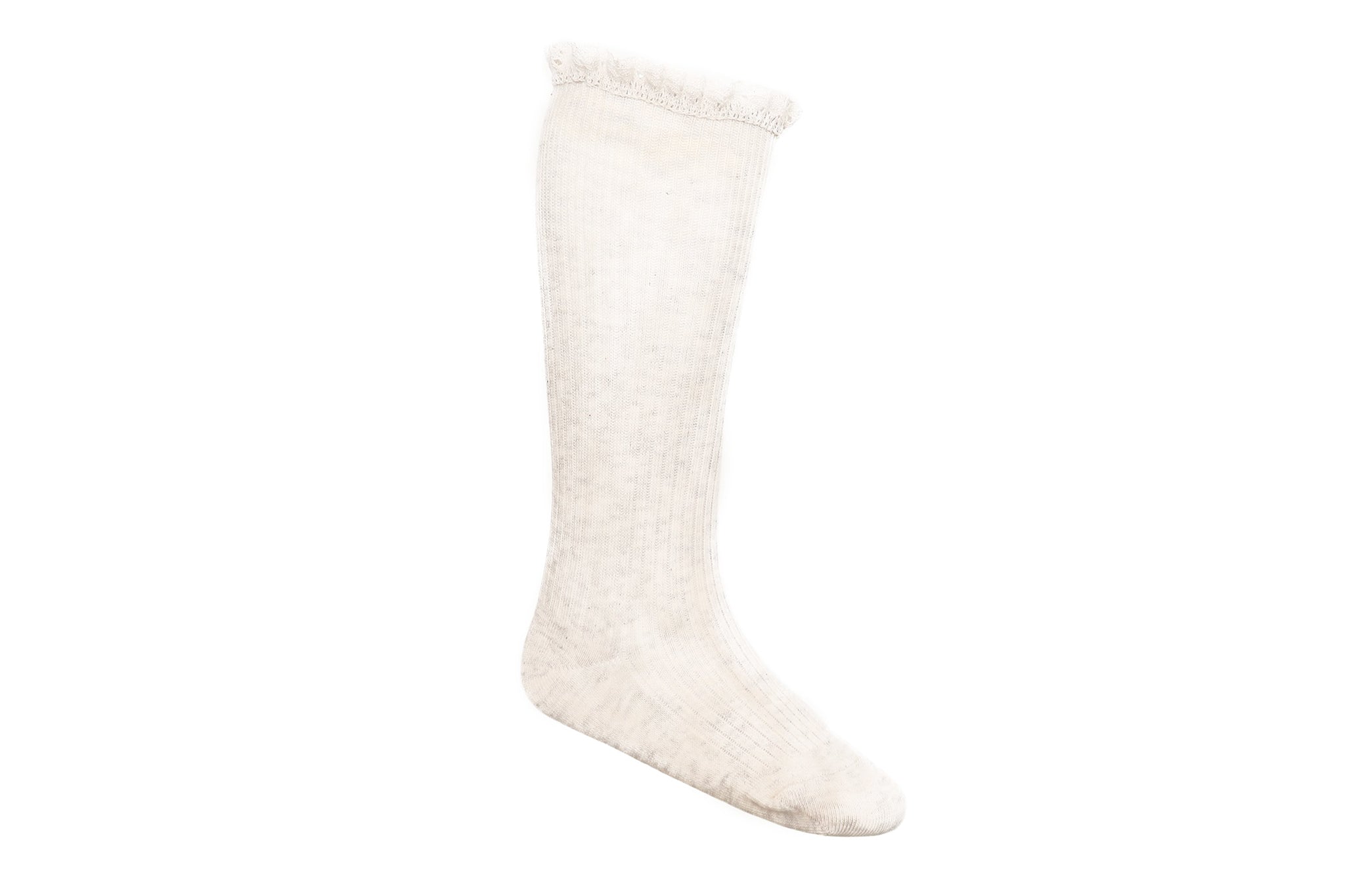 Frill Sock | Oatmeal Fleck