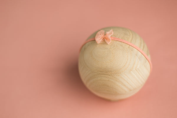 Muted Coral | Super Stretchy Middle Child Bow Headband