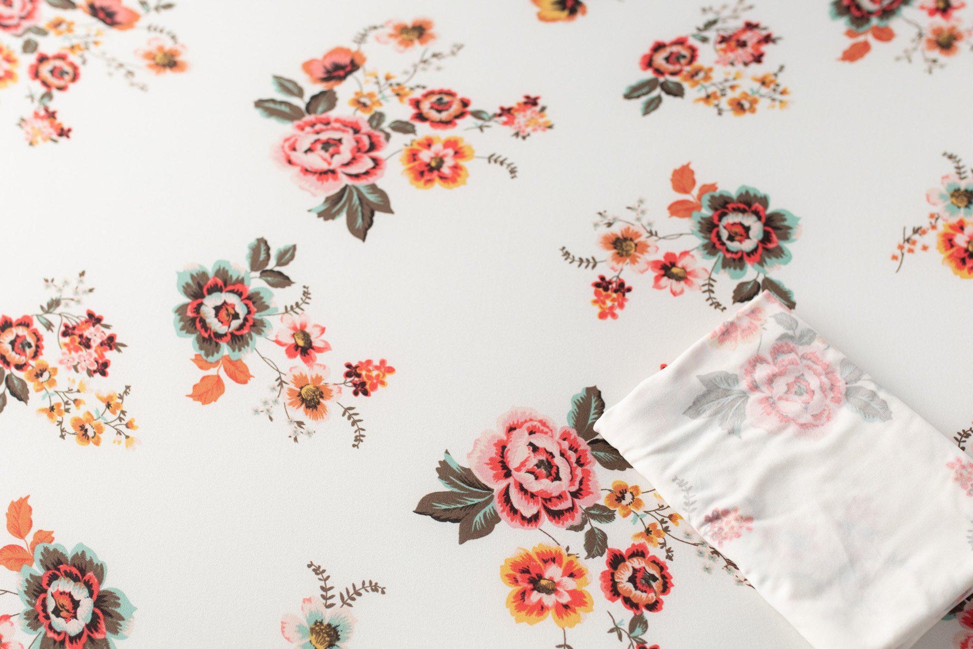 Princess Chandler | Flower Girl-Fabric-Backdrop, Category_Floral, Color_Pink, Color_White, Girl, Princess Line_Chandler-Hello Little Props