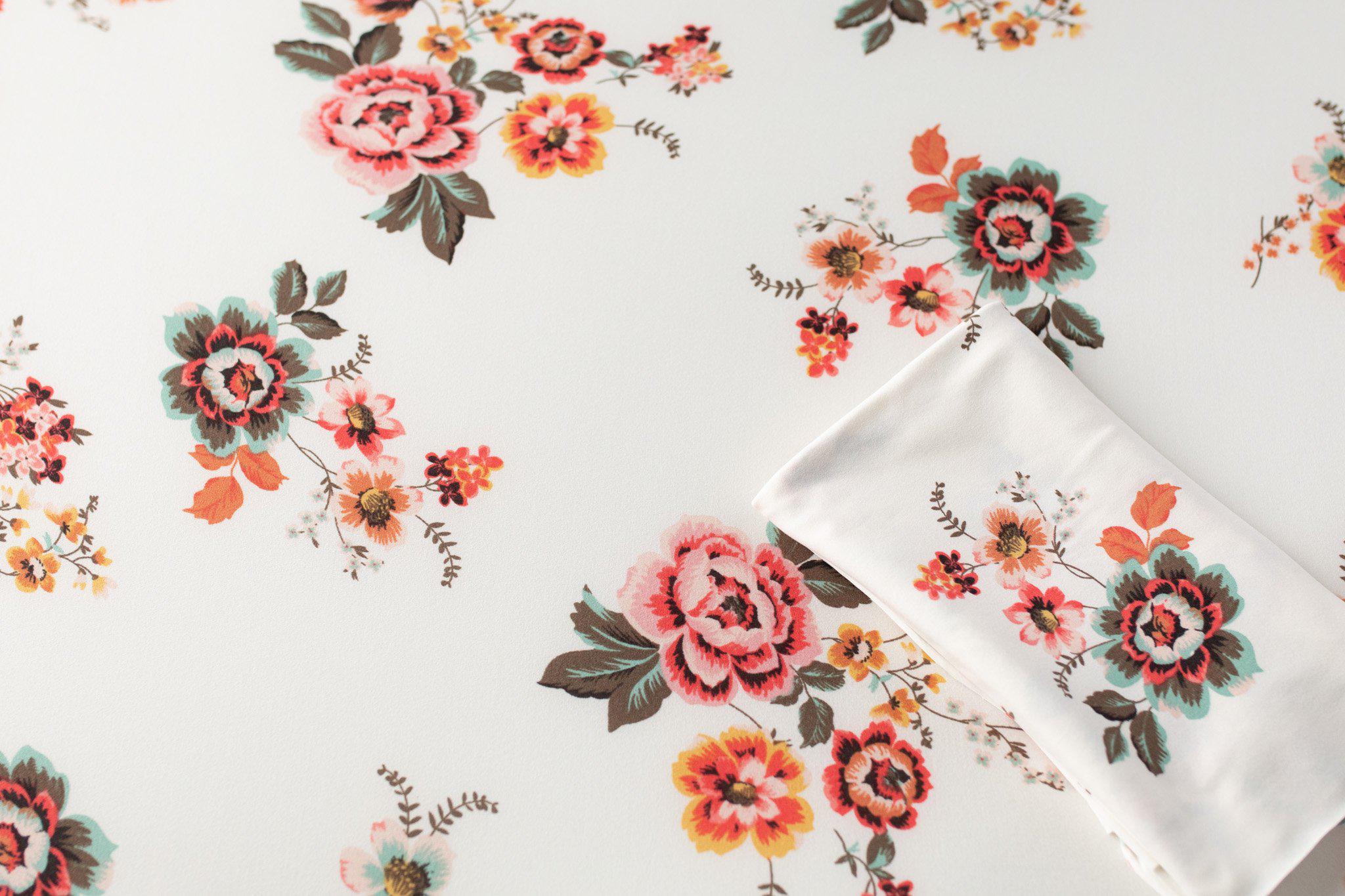Princess Chandler | Flower Girl-Fabric-Backdrop, Category_Floral, Color_Pink, Color_White, Girl, Princess Line_Chandler-Hello Little Props