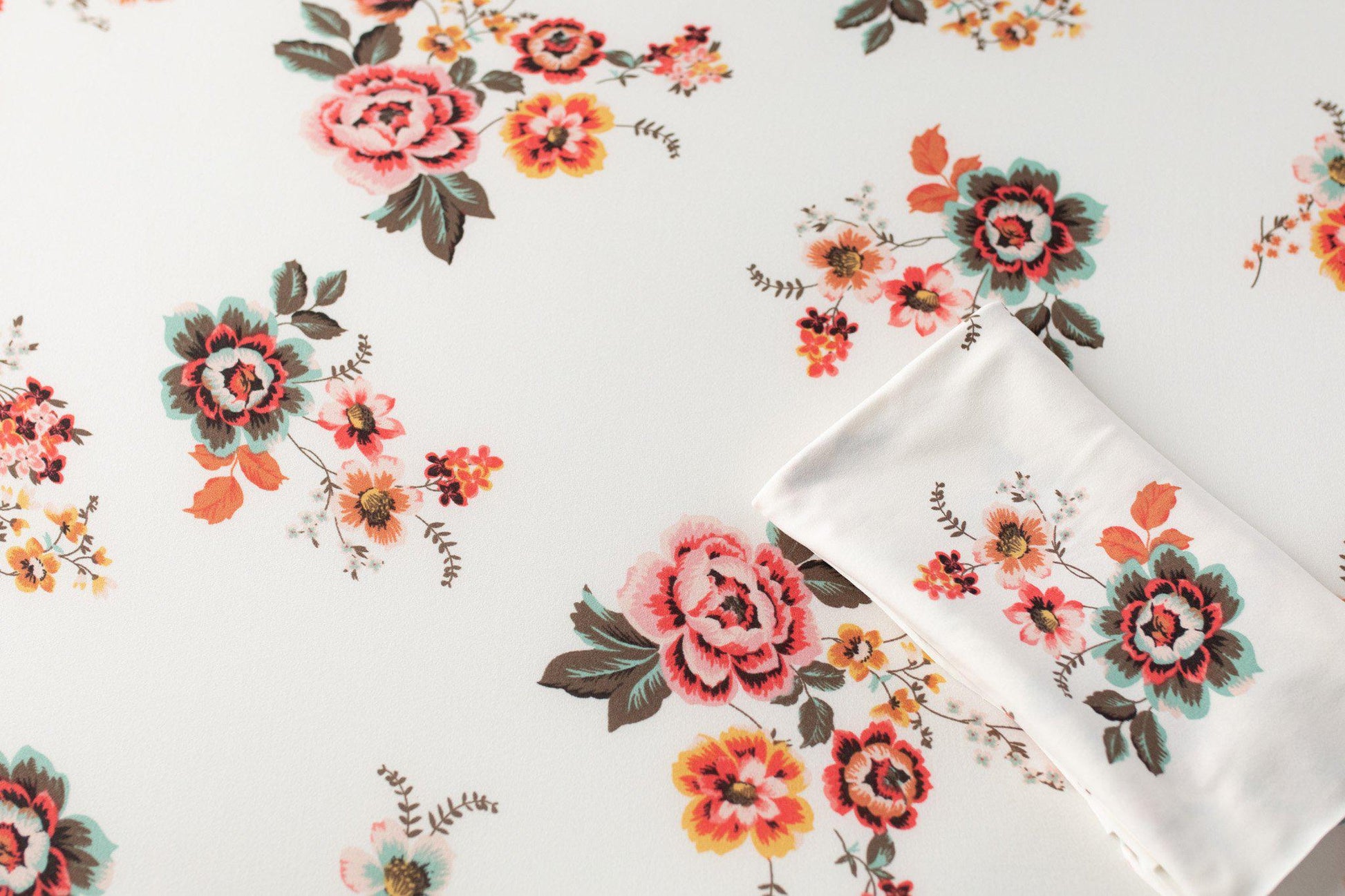 Princess Chandler | Flower Girl-Fabric-Backdrop, Category_Floral, Color_Pink, Color_White, Girl, Princess Line_Chandler-Hello Little Props