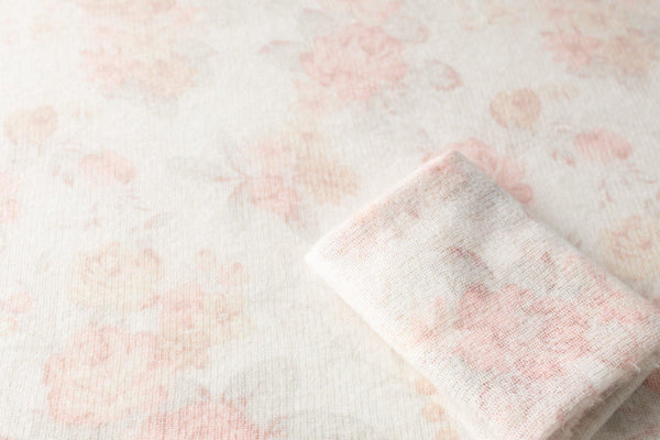 Princess Shai | Antique Floral-Fabric-Backdrop, Category_Floral, Color_Cream, Color_White, Line_Shai-Hello Little Props
