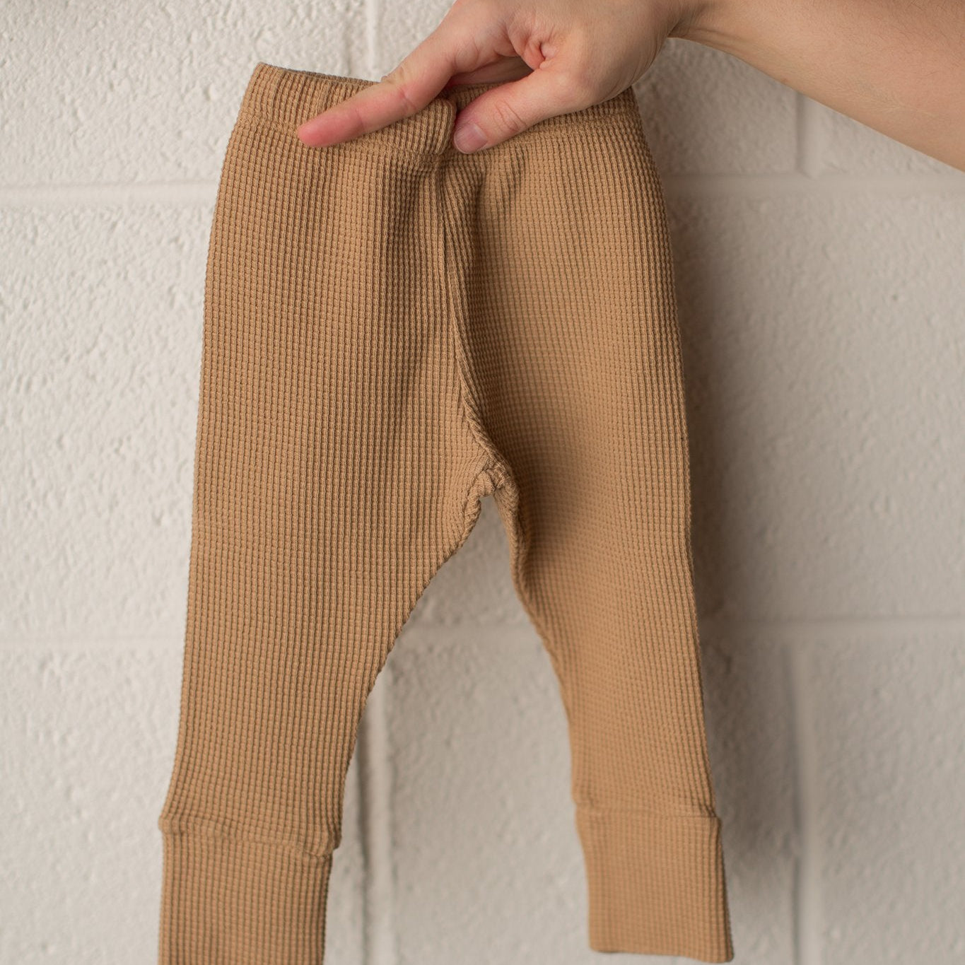 Waffle Legging | Camel