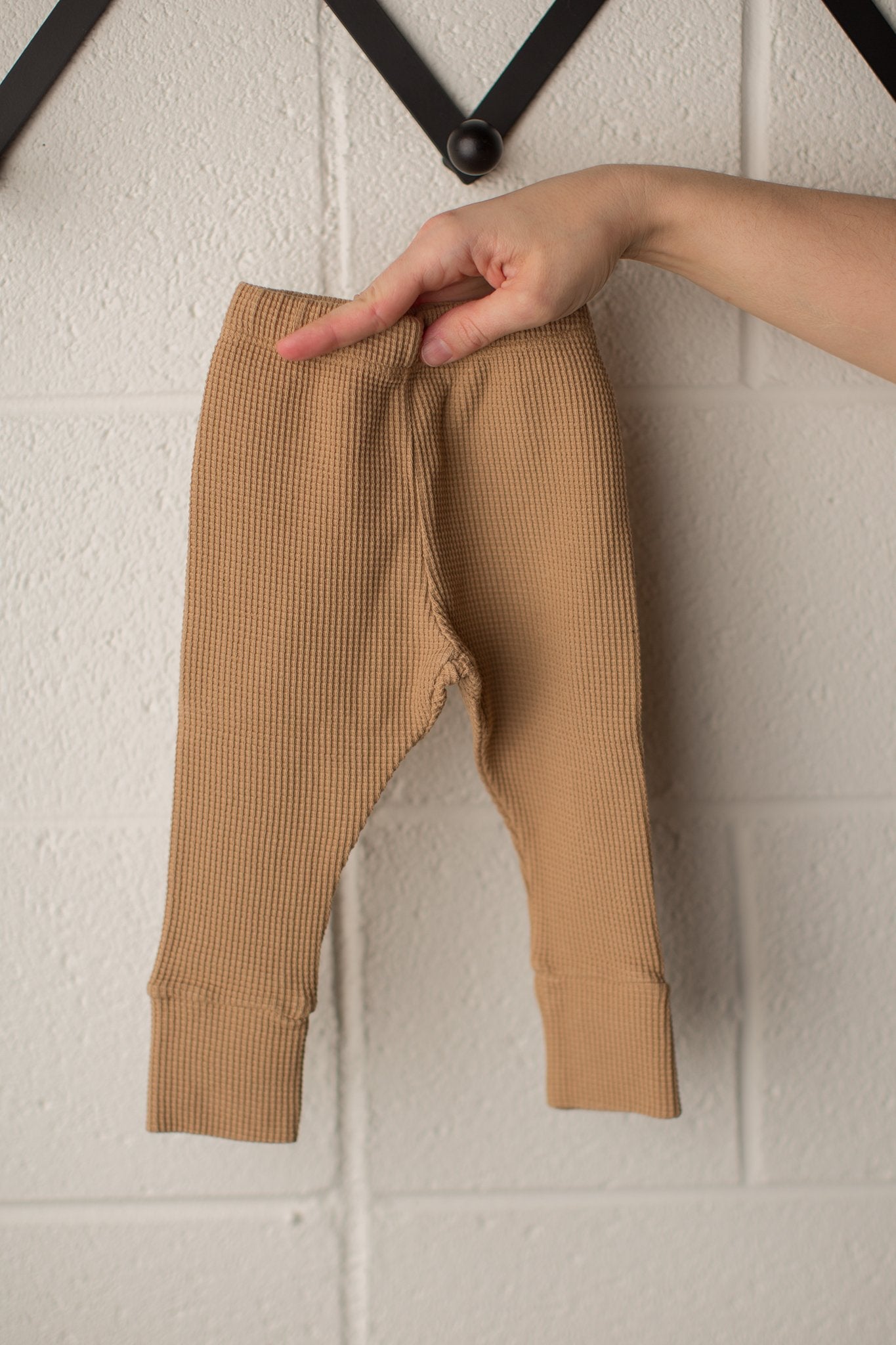 Waffle Legging | Camel